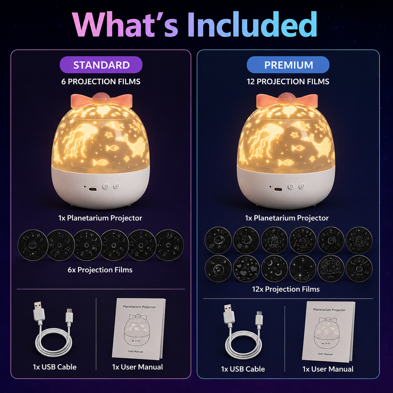 GalaxyGlow™ Star Projector