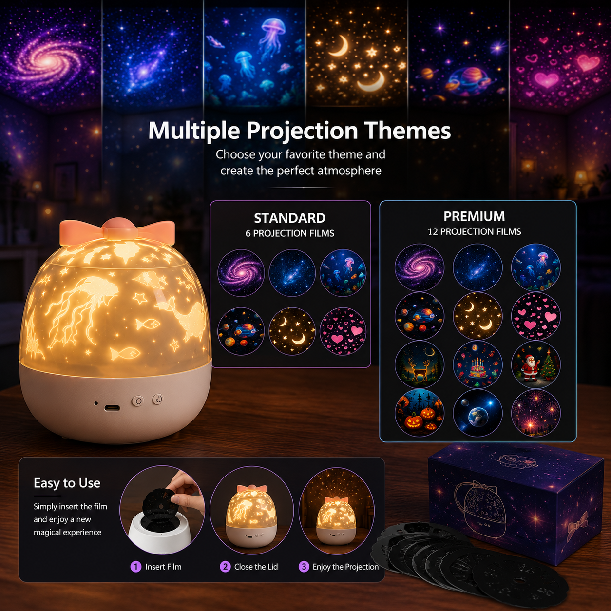 GalaxyGlow™ Star Projector